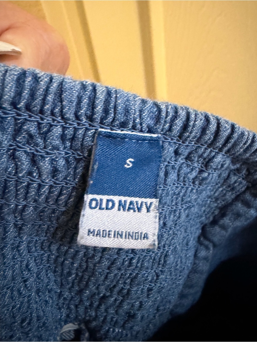Old Navy Blue Denim Mini Dress - Picture 5 of 5